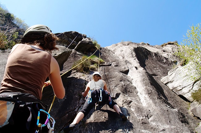 Arrampicata a Laces e Martello