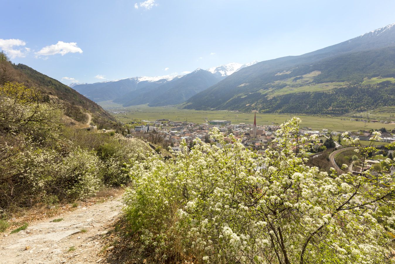 Schlanders Panorama © Tourismusverein Schlanders-Laas (Frieder Blickle)