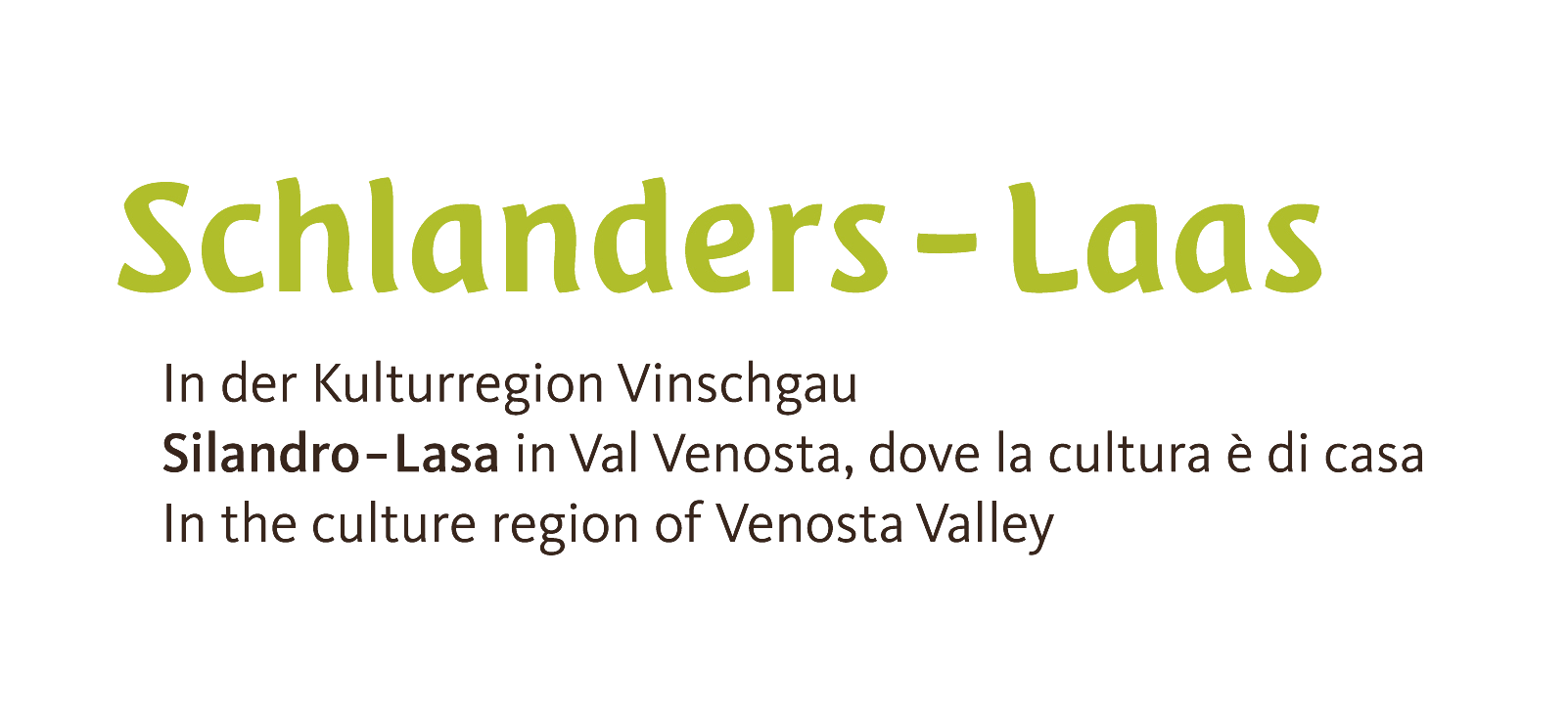 Schlanders-Laas in der Kulturregion Vinschgau